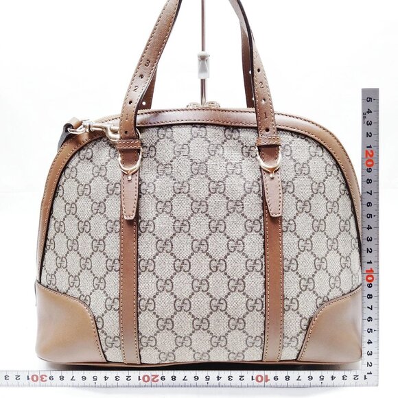 Gucci Brown PVC Hand Bag mon780-102825 - Picture 2 of 15